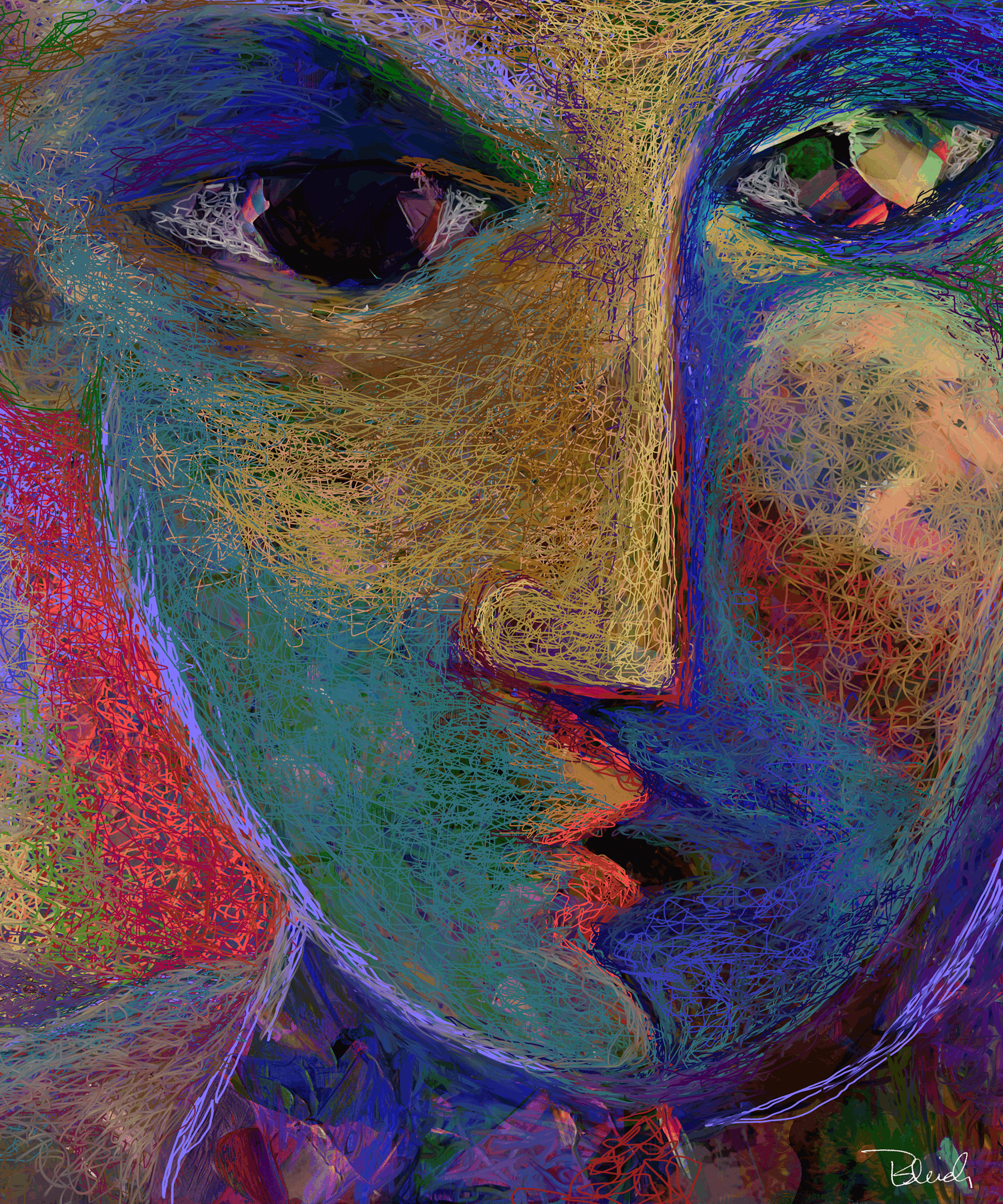 A Portrait of August 20X24